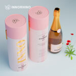 Round Rigid Box w/ Handle for Alcohol - INNORHINO