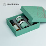 Partial Cover Top Bottom Rigid Box w/ EVA Insert for Skincare Set - INNORHINO