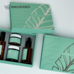 Partial Cover Top Bottom Rigid Box w/ EVA Insert for Skincare Set - INNORHINO