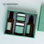 Partial Cover Top Bottom Rigid Box w/ EVA Insert for Skincare Set - INNORHINO
