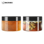 Airtight plastic jar