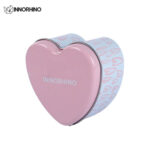 Heart-shaped metal tin can