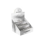 Silver Corrugated counter display