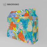 corrugated box with handle