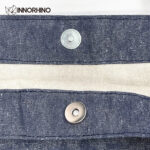 Denim canvas tote bag