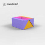 Angled Doubled-door Clamshell Rigid Box - INNORHINO