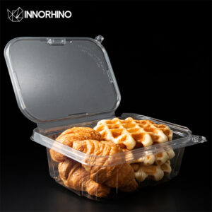 Tamper Evident Rectangle Hinged Container - INNORHINO