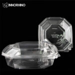 Tamper Evident Octagonal Hinged Container - INNORHINO