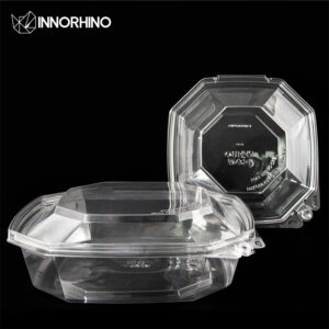 Tamper Evident Octagonal Hinged Container - INNORHINO