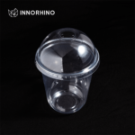 Clear RPET U Cups with Flat or Dome Lids - INNORHINO