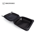 Microwavable square tamper evident clamshell container for takeouts - INNORHINO