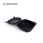 Microwavable square tamper evident clamshell container for takeouts - INNORHINO