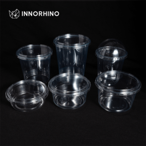 Plastic clear RPET round deli container - INNORHINO
