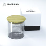 Glass Jar With Bamboo Lid | INNORHINO