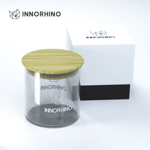 Glass Jar With Bamboo Lid | INNORHINO