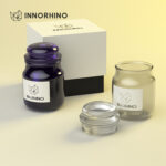 Glass Candle Jar with Lid | INNORHINO