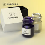 Glass Candle Jar with Lid | INNORHINO