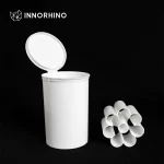 CR Plastic Pop Top Vial with Divider for Prerolls | INNORHINO