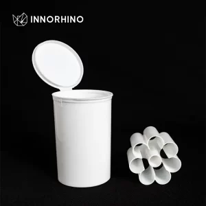 CR Plastic Pop Top Vial with Divider for Prerolls | INNORHINO