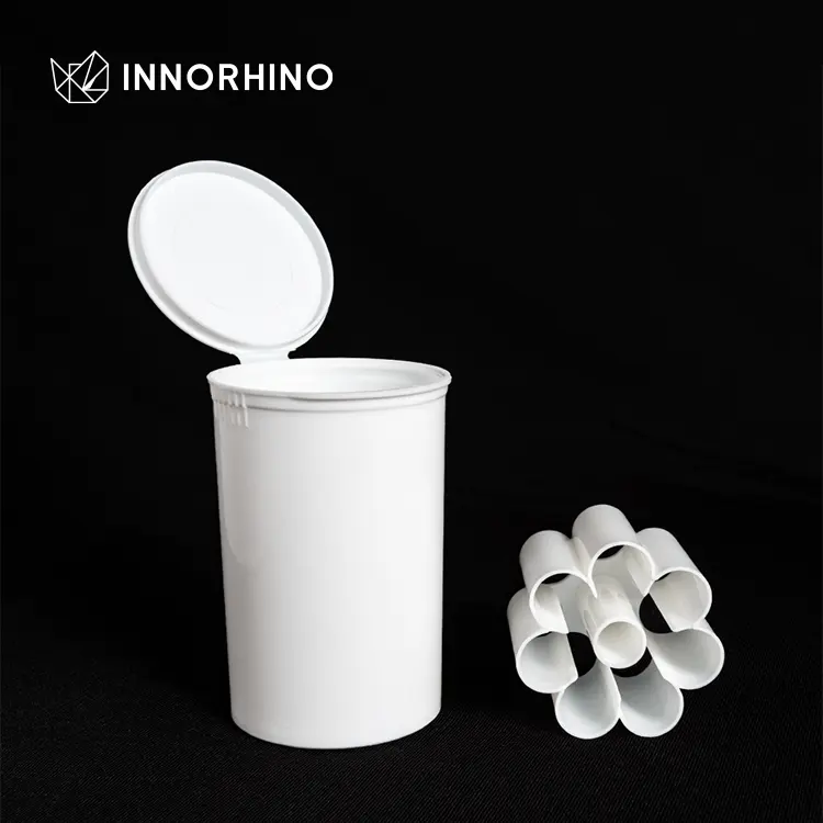 CR Plastic Pop Top Vial with Divider for Prerolls | INNORHINO