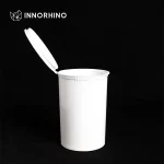 CR Plastic Pop Top Vial with Divider for Prerolls | INNORHINO