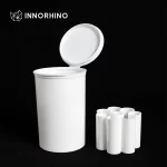 CR Plastic Pop Top Vial with Divider for Prerolls | INNORHINO