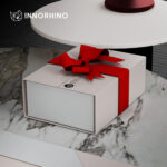 Two-Door Collapsible Rigid Box w/ Ribbon | INNORHINO