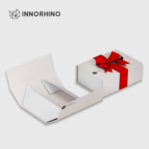Two-Door Collapsible Rigid Box w/ Ribbon | INNORHINO