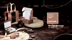Packaging with 2025 Pantone Color Mocha Mousse | INNORHINO