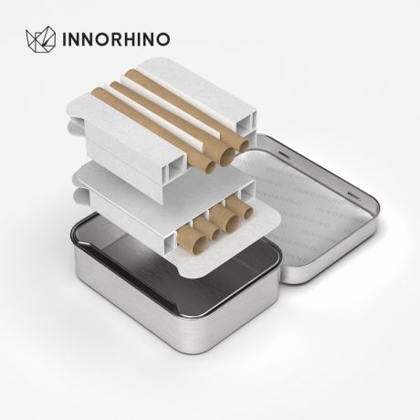 CR Retroflip Tin Box for Preroll | INNORHINO CR Retroflip Tin Box for Preroll | INNORHINO